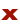x
